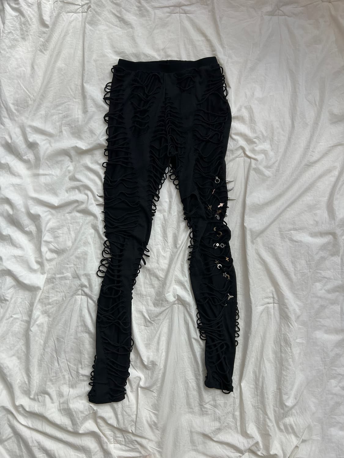 Charm black leggings 상품이미지2