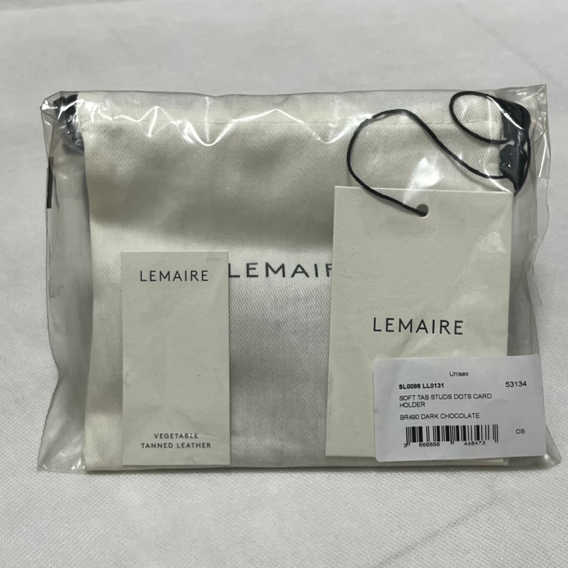 르메르 26ss 소프트탭  스터드 도트 카드지갑/다크 초콜렛 상품이미지6