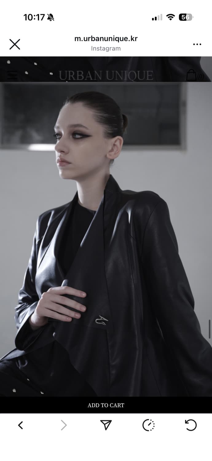 어반유니크 램스킨 레더 자켓 상품이미지3