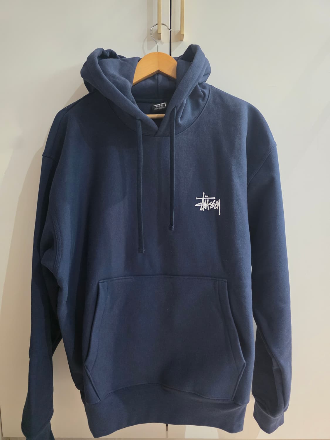 스투시 베이직 후드 네이비 [L] 상품이미지1