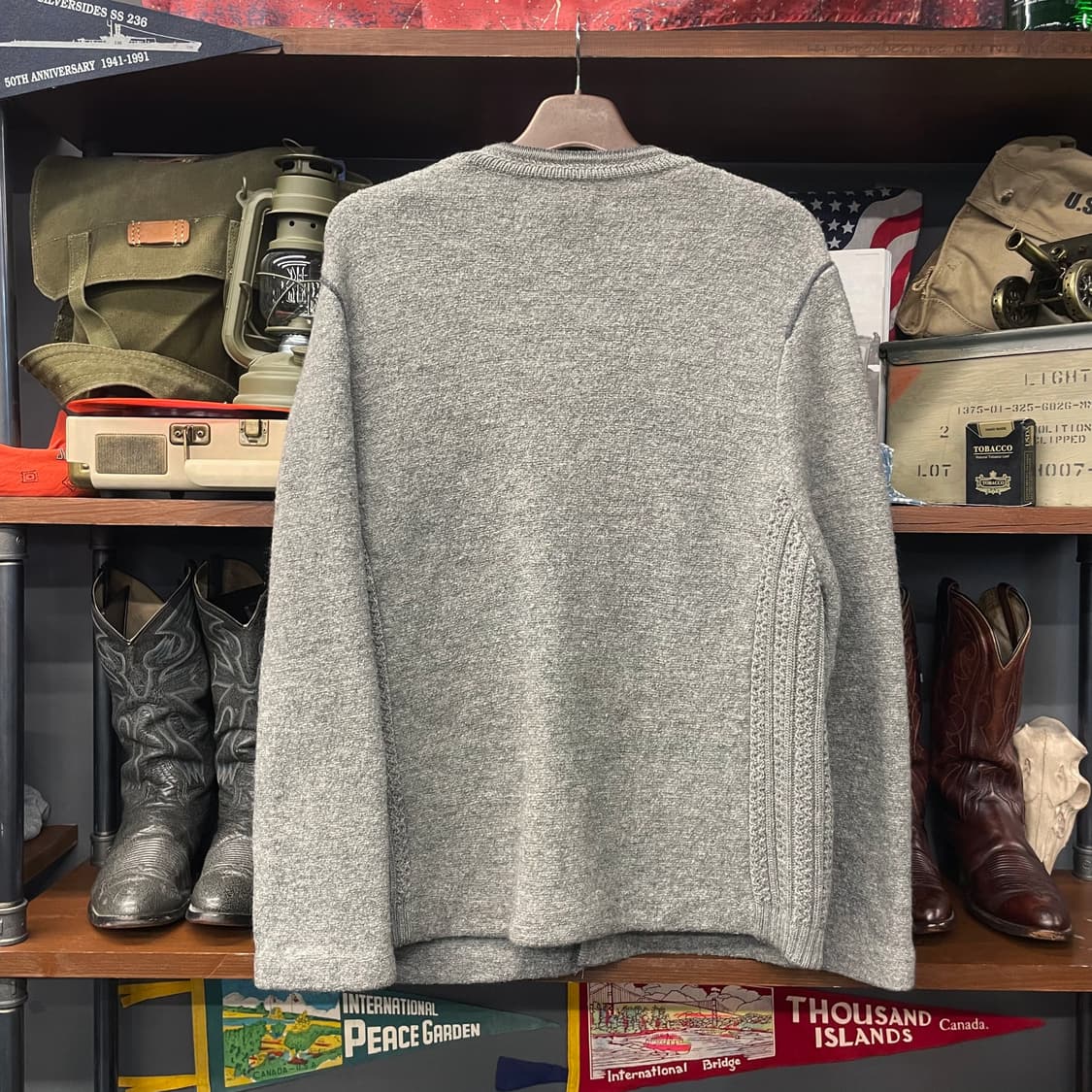 가이거 울 트위드 케이블 가디건 자켓 N345 상품이미지2