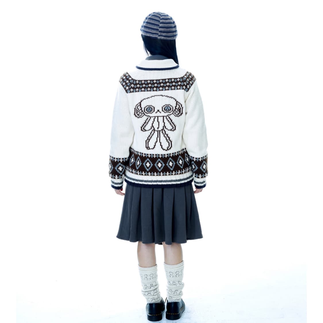 코이세이오 모시 코위찬 니트 자켓 아이보리 재킷 가디건 상품이미지4