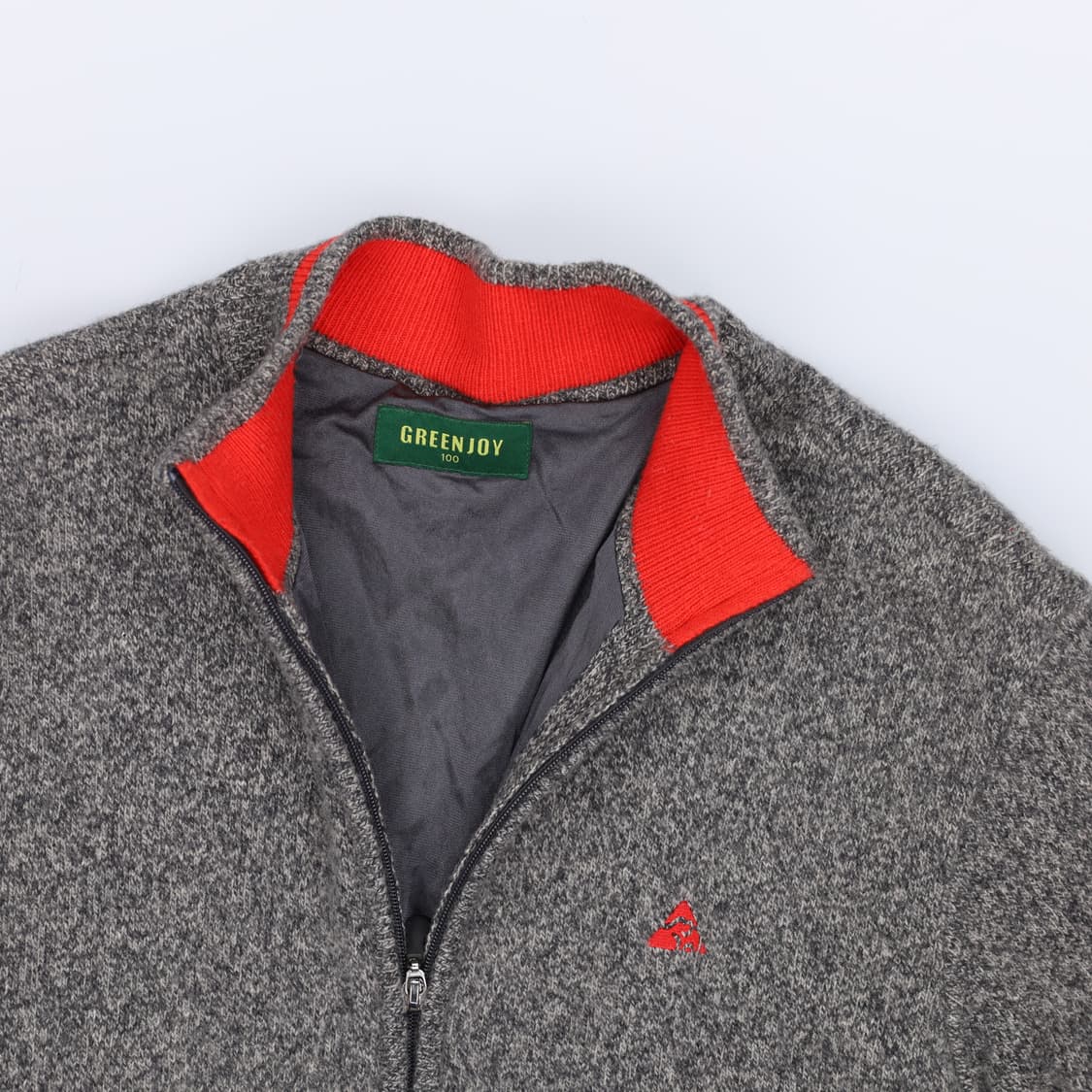 [100] 그린조이 골프 울 방풍 니트집업 0107H1 상품이미지3