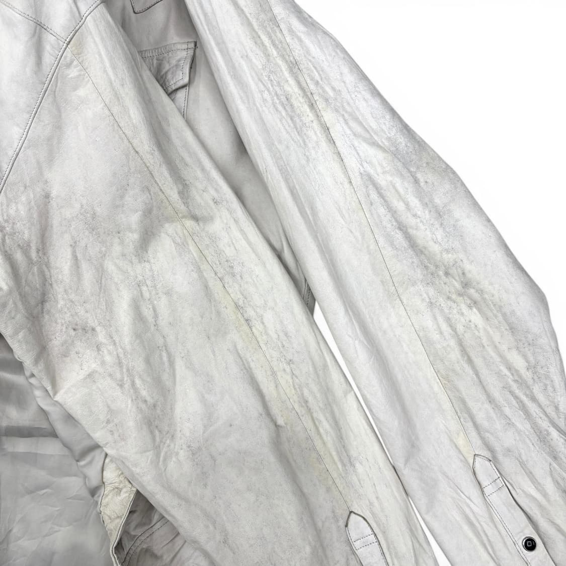 90's Fine Sportswear 카우 레더 셔츠 상품이미지6