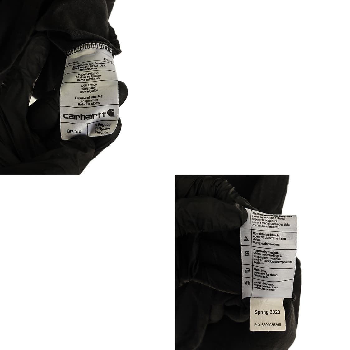 칼하트 포켓 하프 티셔츠 (S) 상품이미지7