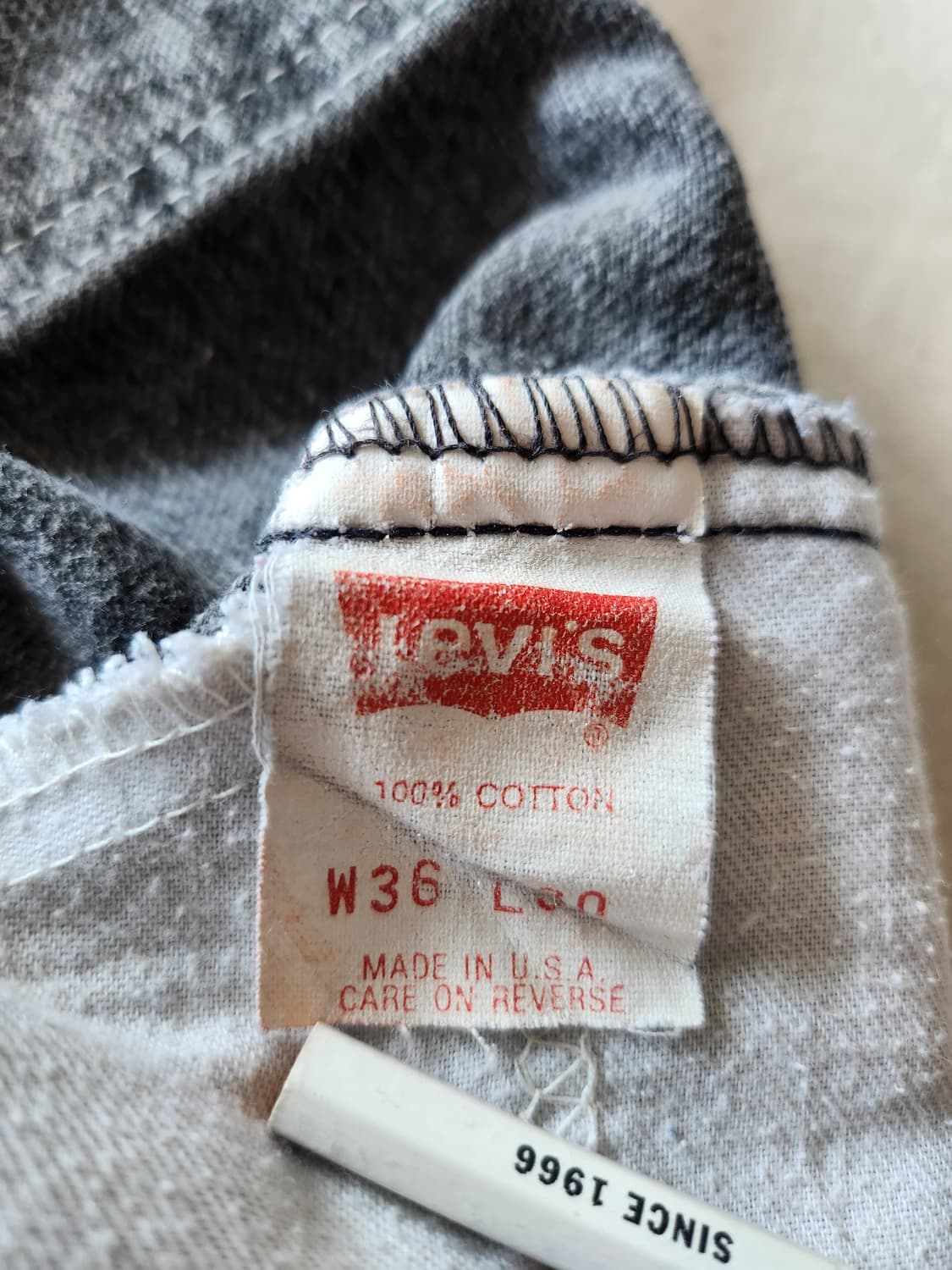 90s levis 550 orange tab black jean 상품이미지6
