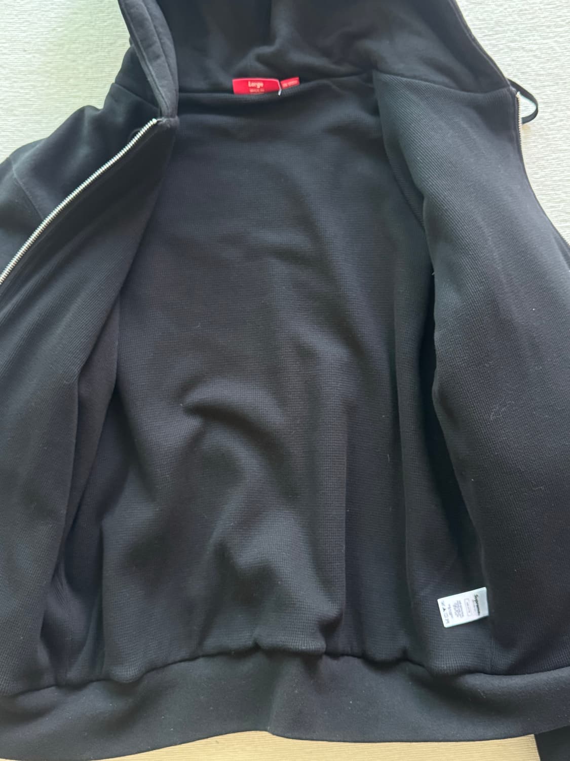 슈프림 19AW/Thermal Zip Up Hooded Sweatshir 상품이미지7
