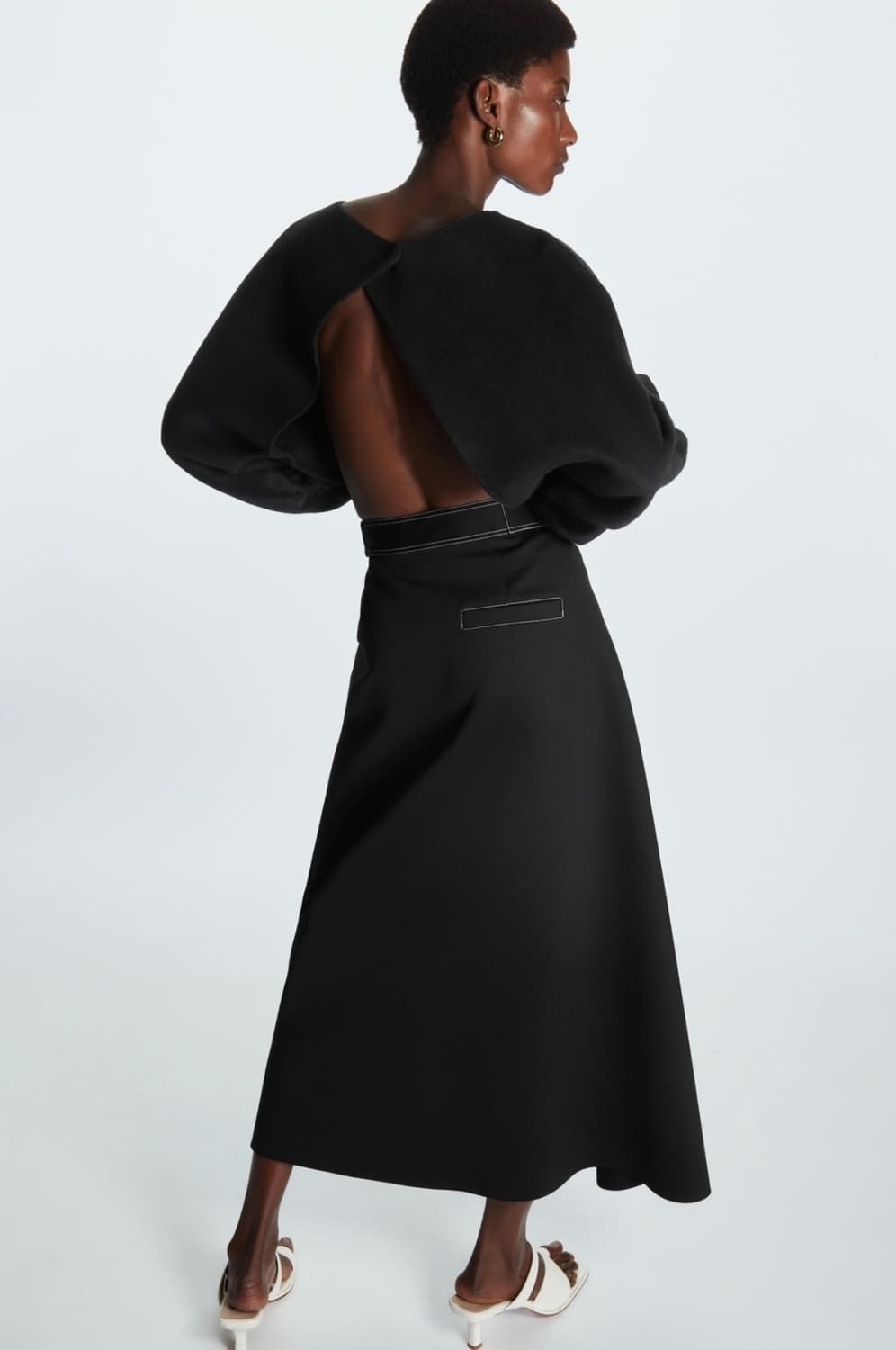 코스 핸드메이드 오픈백 볼레로 자켓 상품이미지4