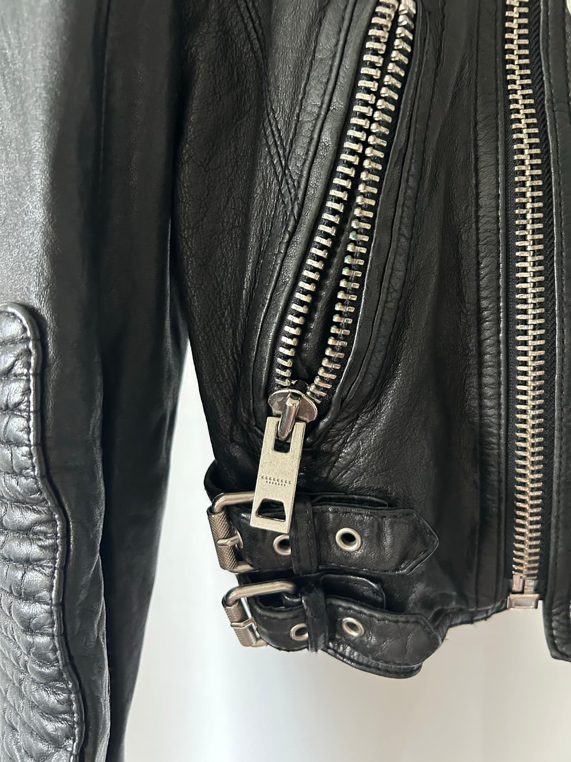 램스킨 바이커 자켓 상품이미지6