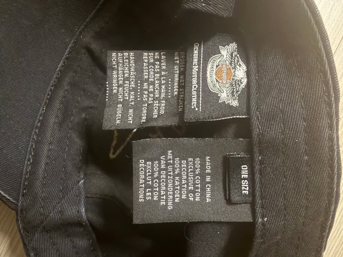 할리데이비슨 자수 볼캡 블랙 상품이미지4