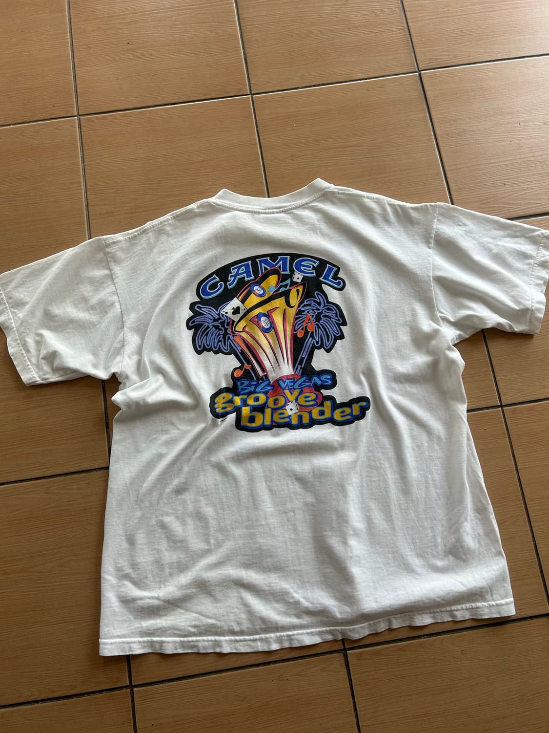 90‘s 카멜 프로모 티셔츠XL 상품이미지1