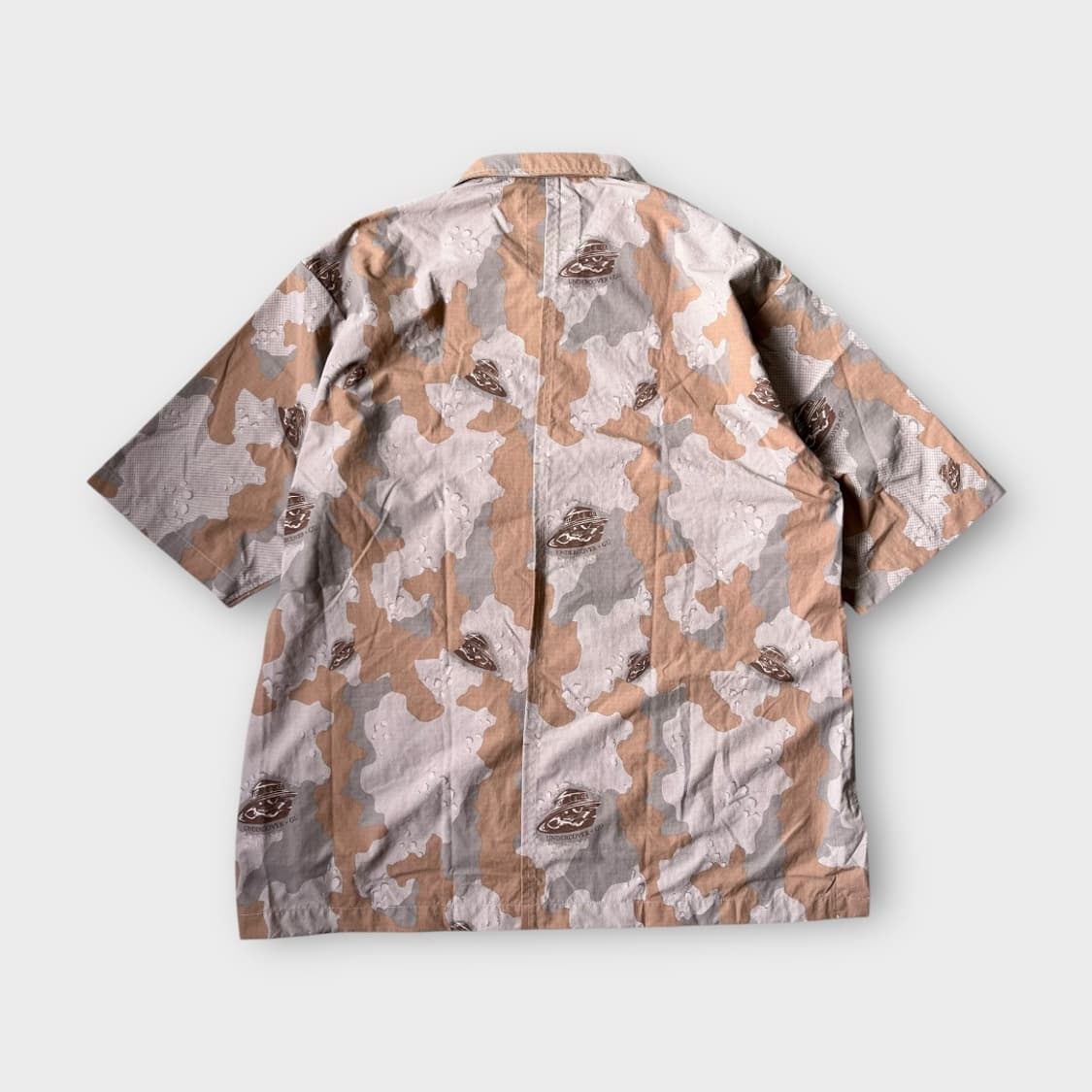 Gu x Undercover . 밀리터리 카모 나일론 하프셔츠 (새상품) 상품이미지2