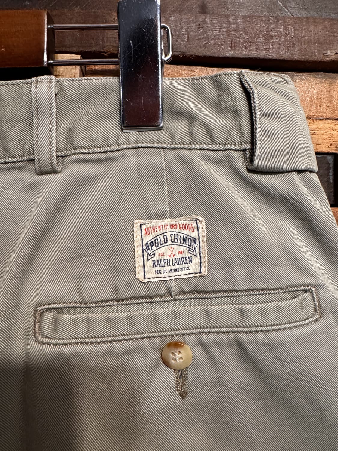 90‘s 폴로 랄프로렌 투턱 치노팬츠 Made In USA (34) 상품이미지4