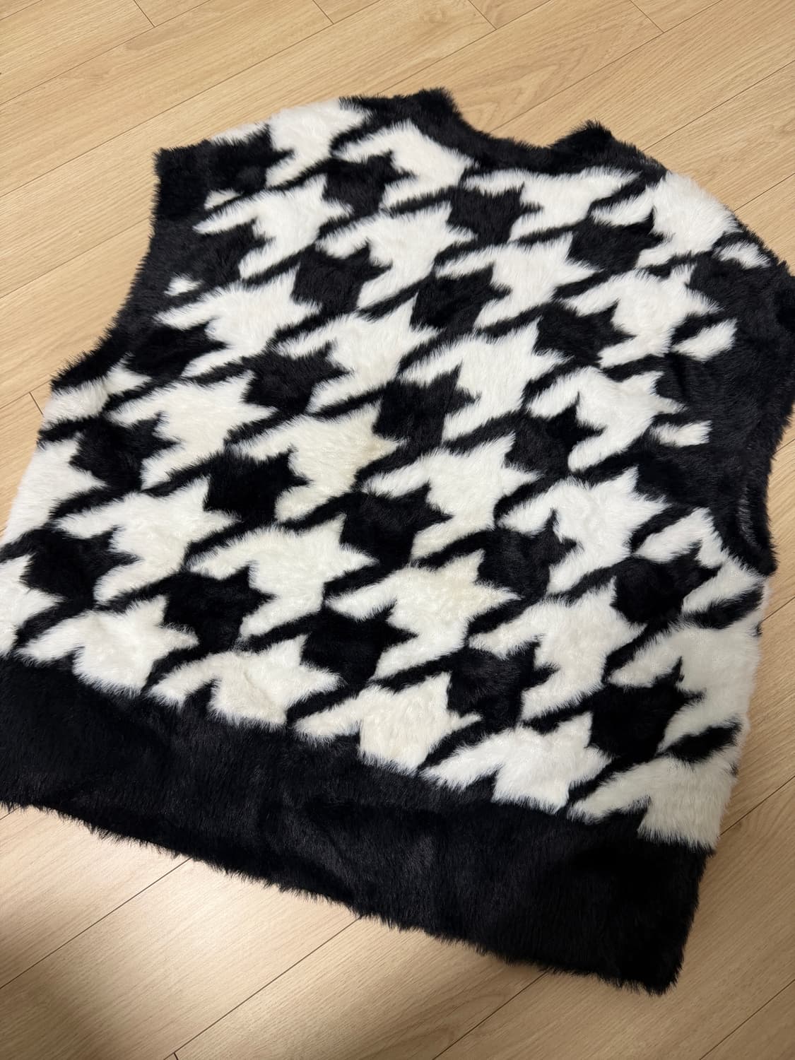 아디다스 쉐르파 조끼 블랙 하운드투스 M 상품이미지3