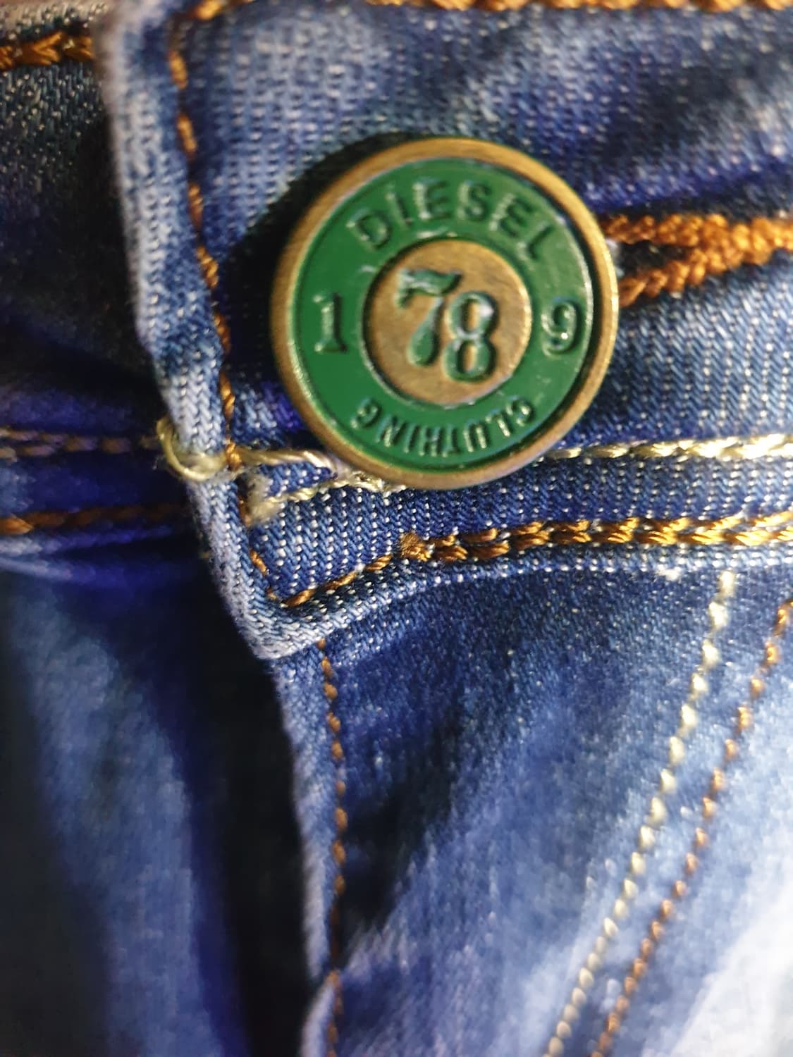 (빈티지) 디젤 스키니핏 워싱 스트레치 데님팬츠 미들블루 (28) 상품이미지2