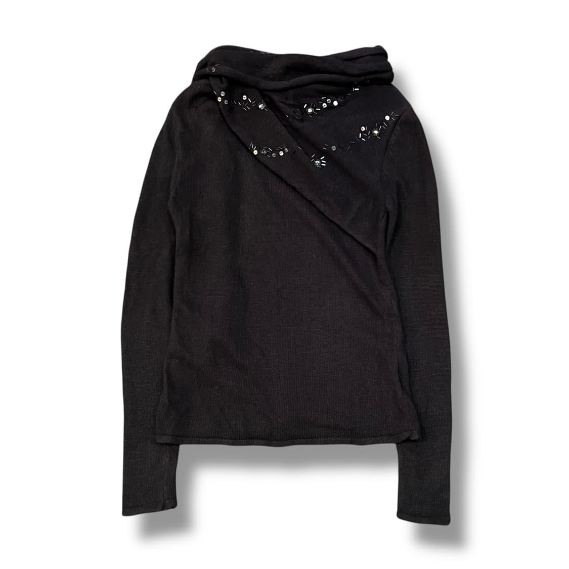  다크 머플러 니트 y14372 상품이미지2