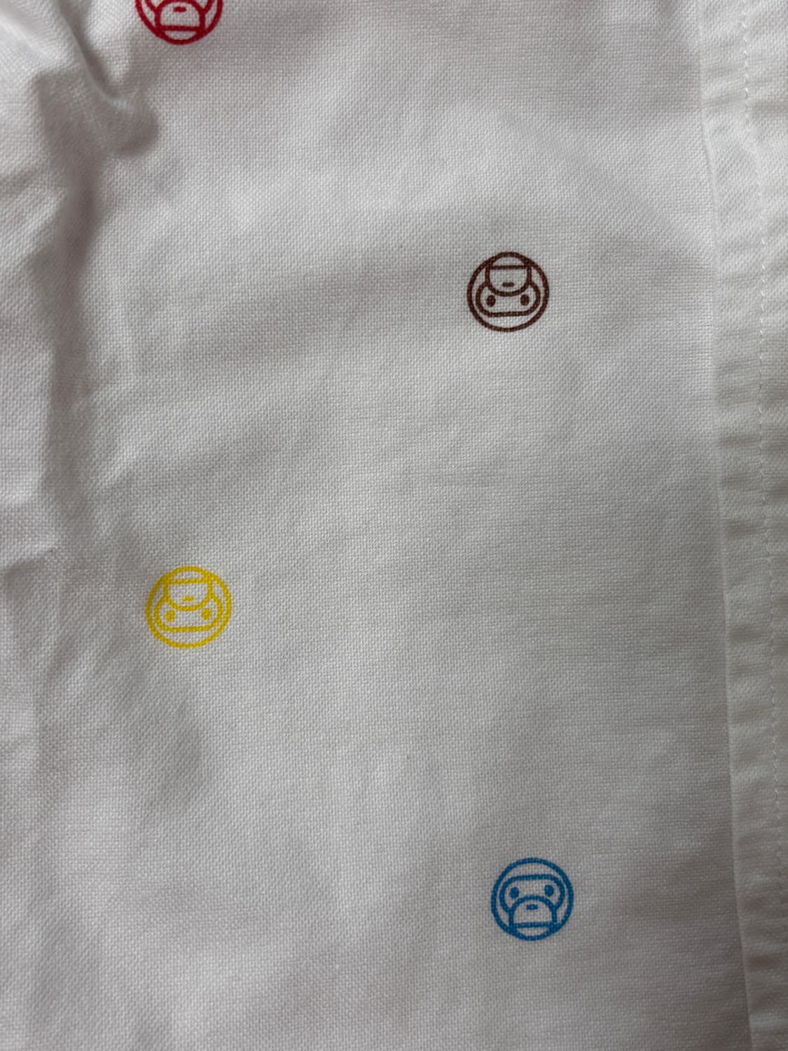 Bape] 컬러 마일로 무늬 셔츠 상품이미지4