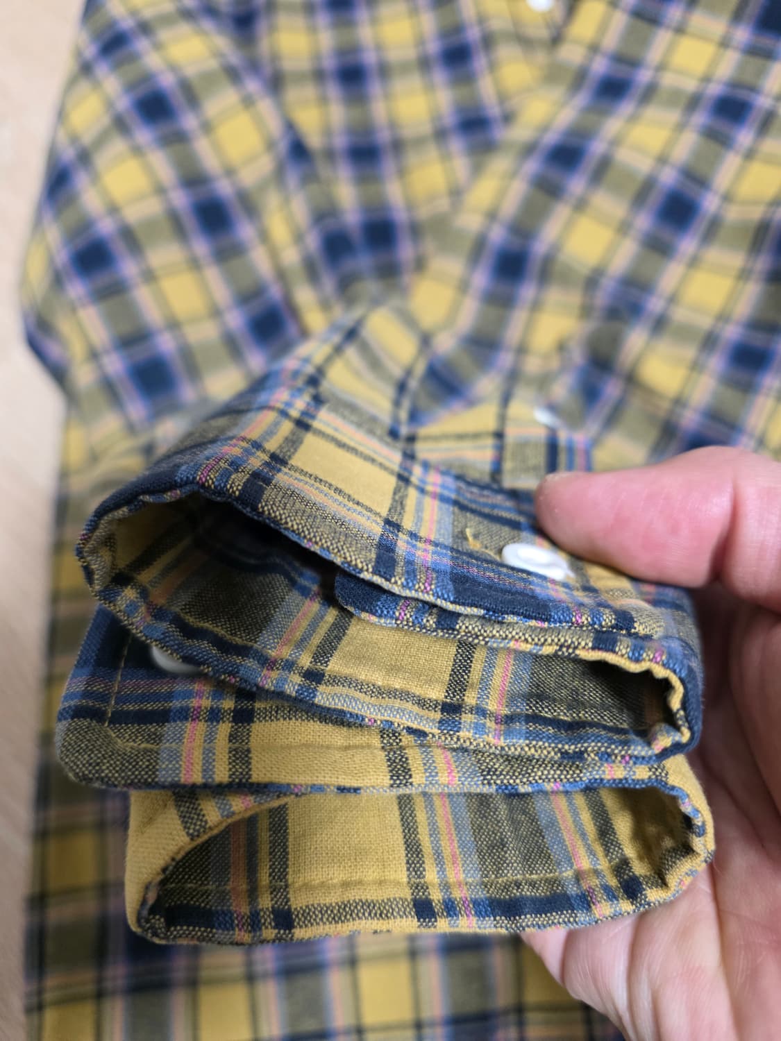 모노플로우 체크 셔츠 M 상품이미지6