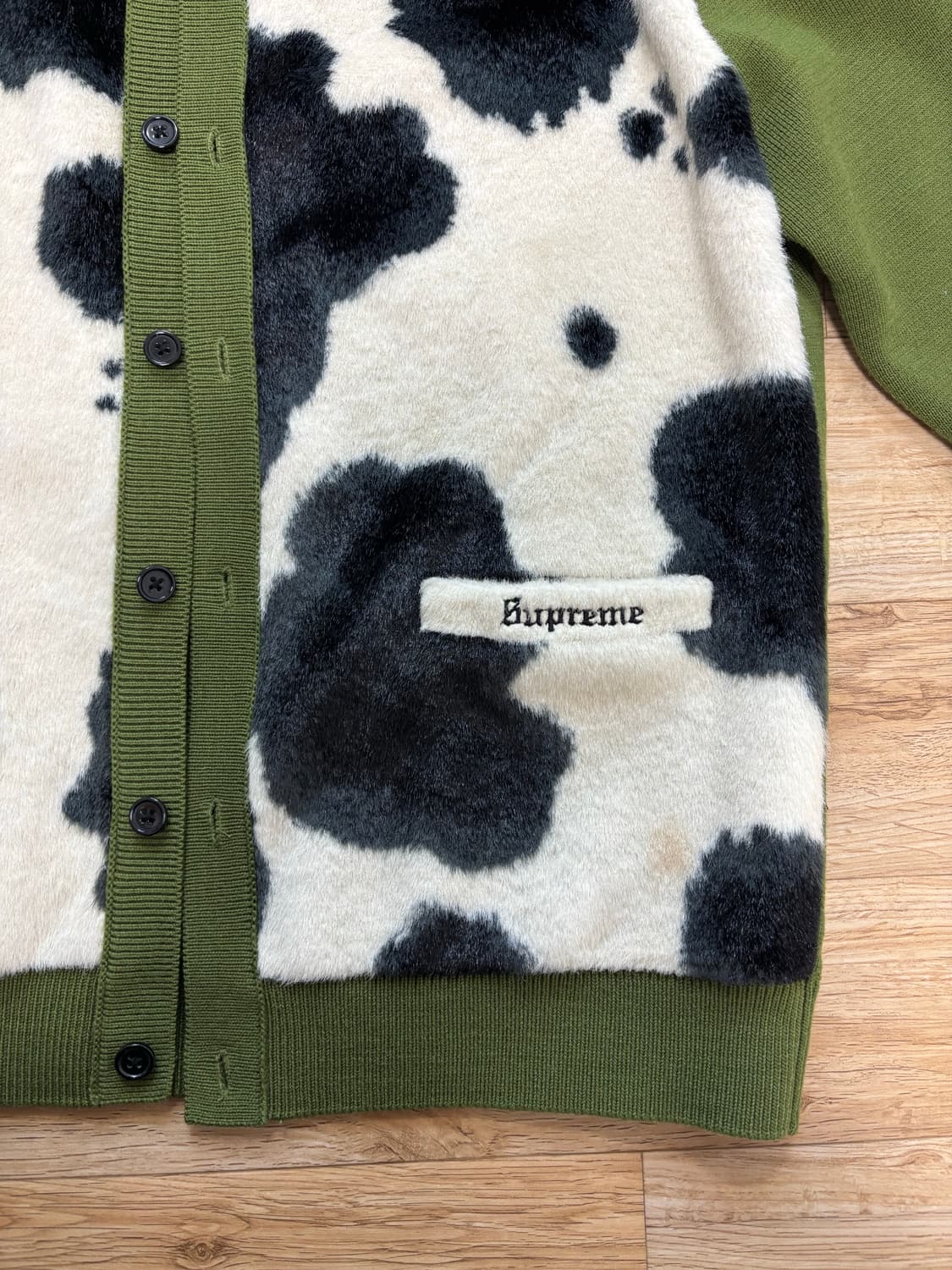 슈프림 21fw 카우 가디건 M사이즈 상품이미지4