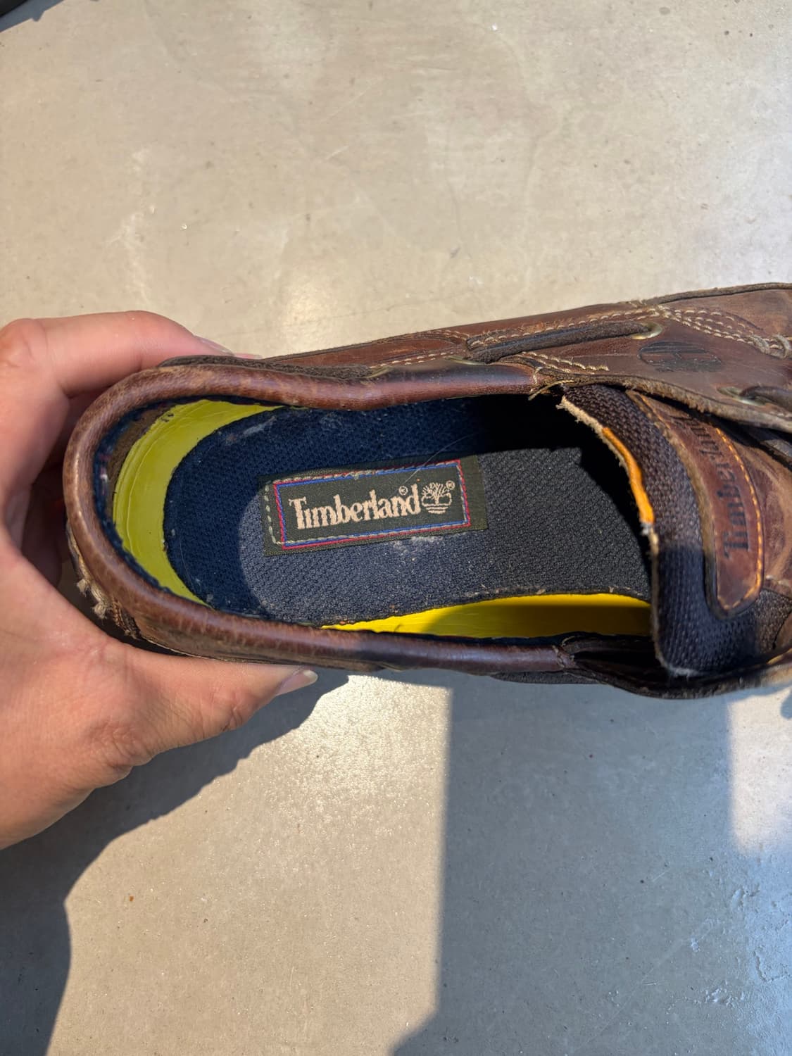 255)  Timberland 헤리티지 레더 보트 슈즈 상품이미지4