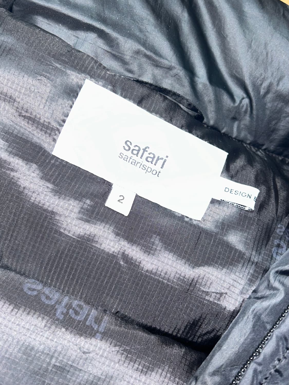 사파리스팟 패딩 2사이즈 베이직 사파리 다운 재킷 블랙 상품이미지4