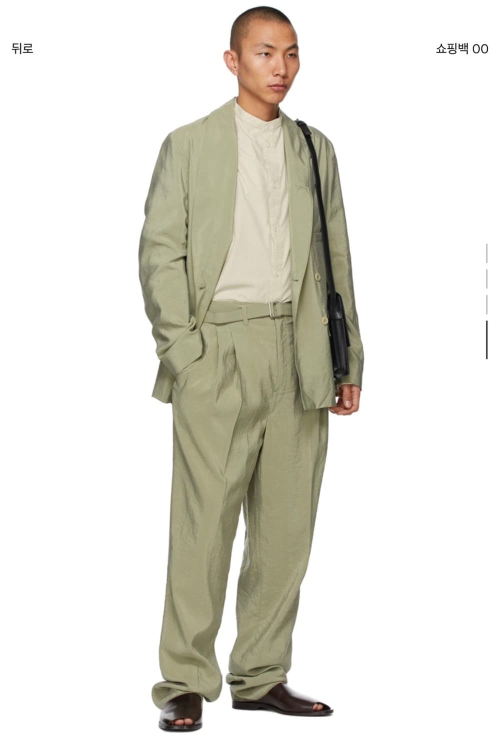 [M] 르메르 블라우스 탑 셔츠 펠리칸 그레이 상품이미지2