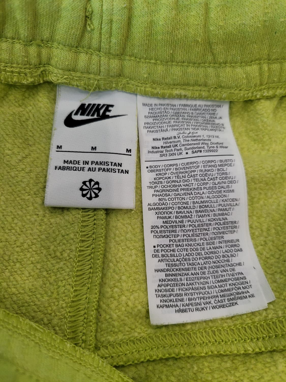 [M] 나이키 리바이벌 플리스 쇼츠 "아토믹 그린" – 감각적인 컬러와  상품이미지4