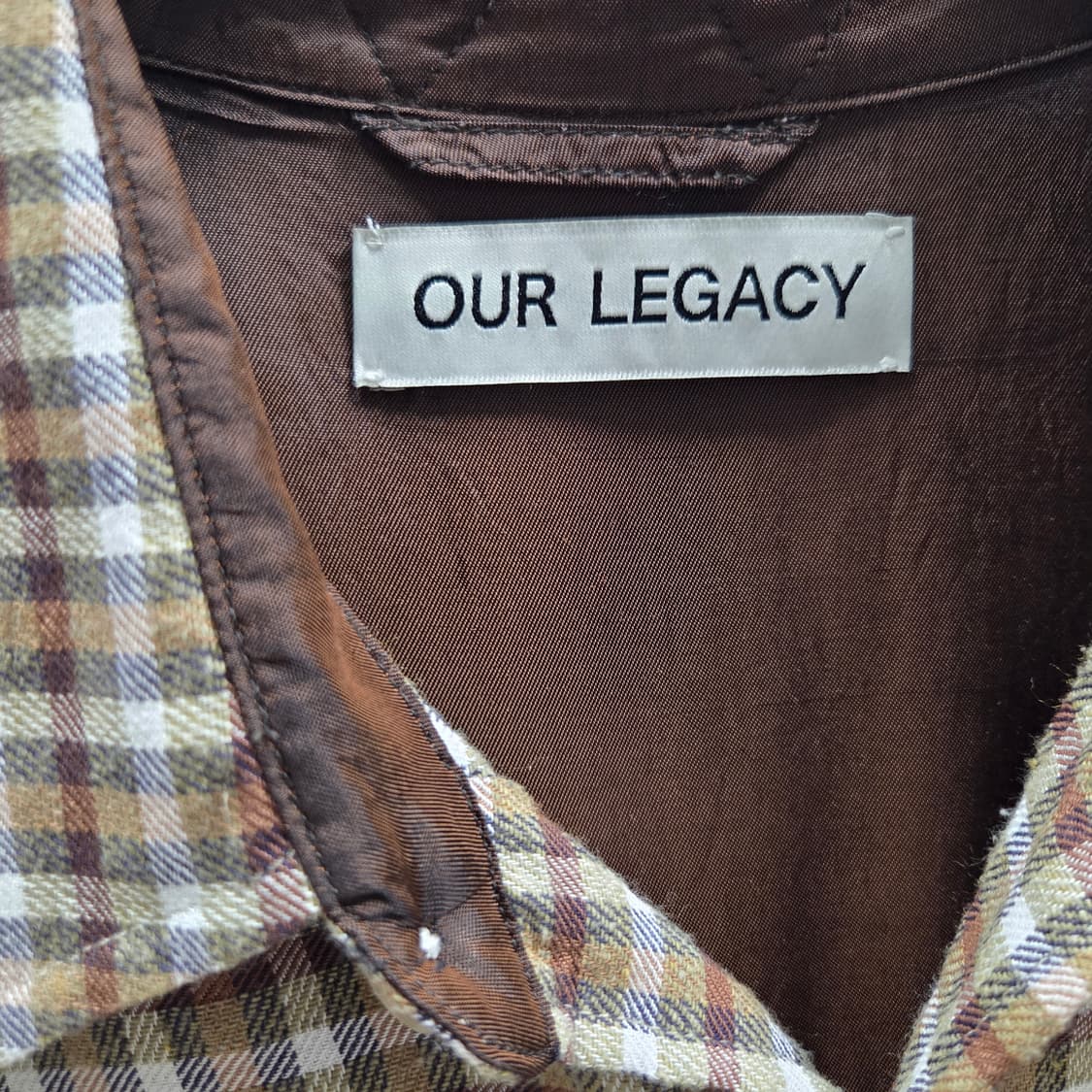 아워레가시 어보브 셔츠 길모어 체크 상품이미지2