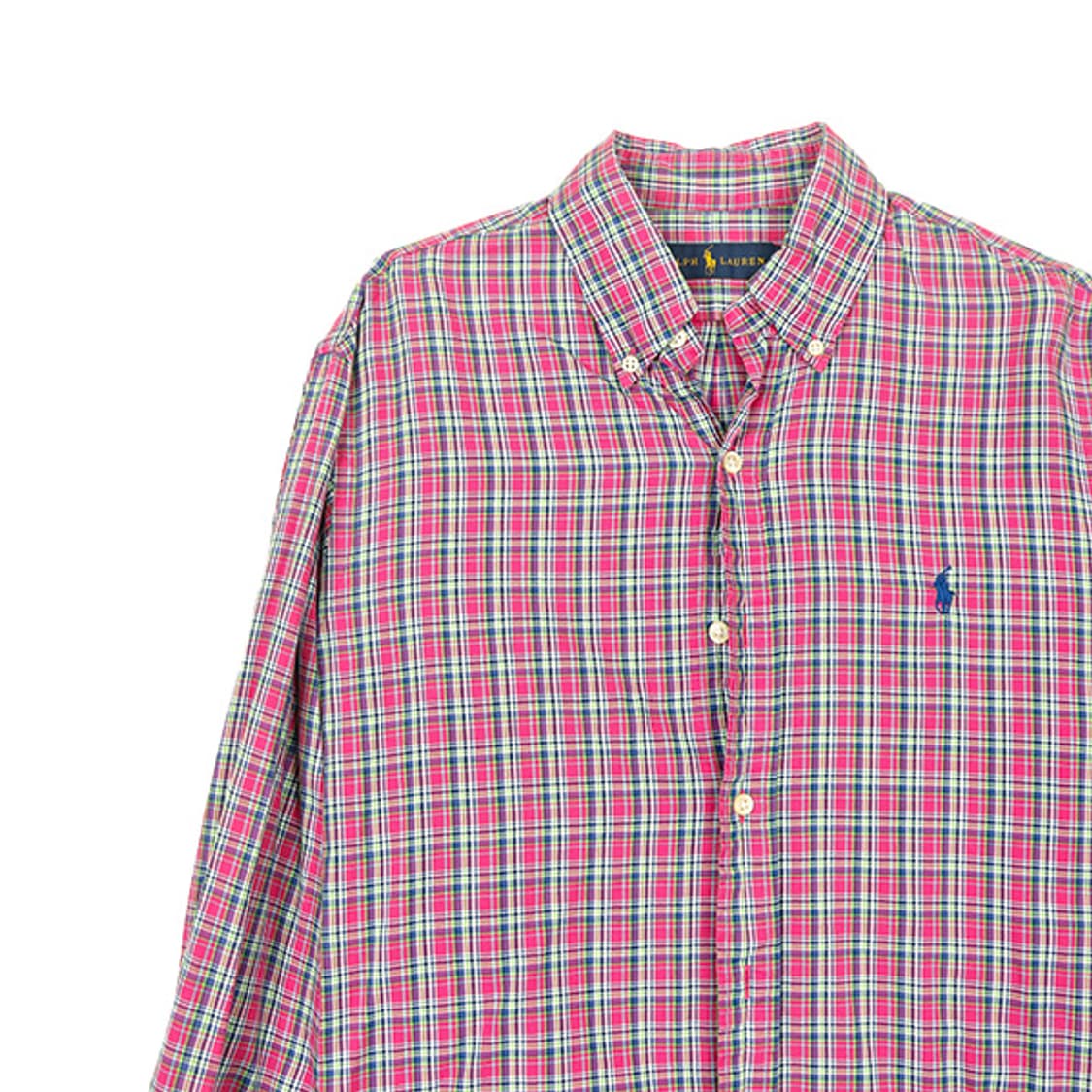 폴로랄프로렌 포니 플래드 체크 셔츠 (M) 상품이미지2