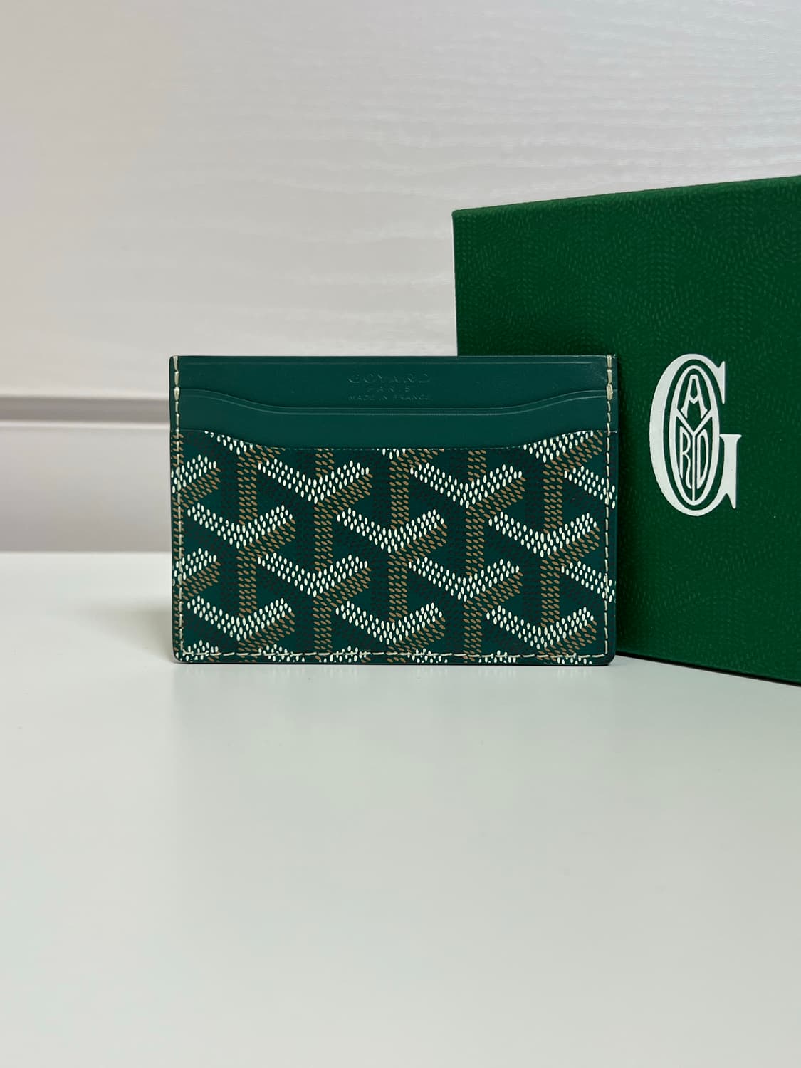 [정품] 새상품급 / 고야드 생쉴피스 카드지갑 그린 상품이미지1