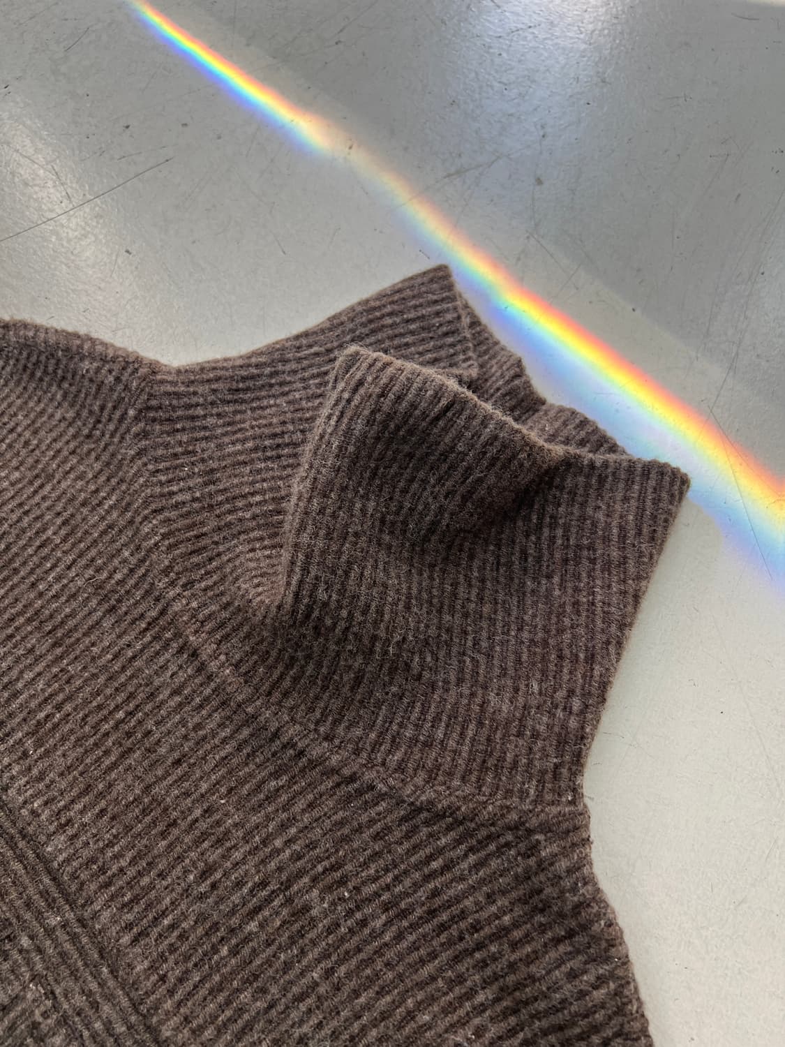 90s 펜디 모크넥 로고 니트 상품이미지2