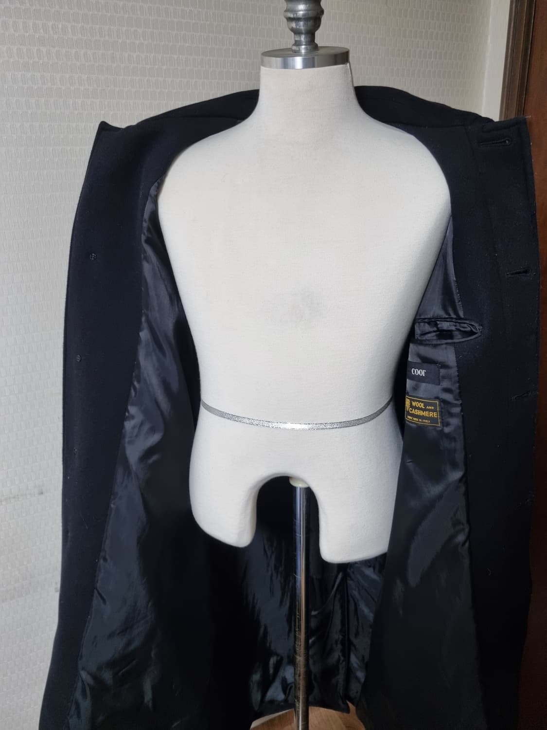쿠어 MTR발마칸 코트 블랙 상품이미지5