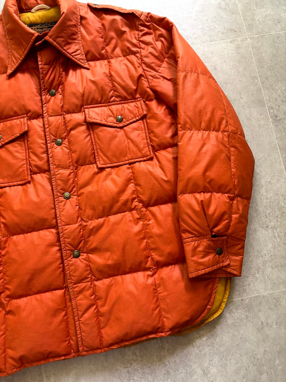 70's 에디바우어 퀼팅 셔츠 자켓 105 상품이미지4