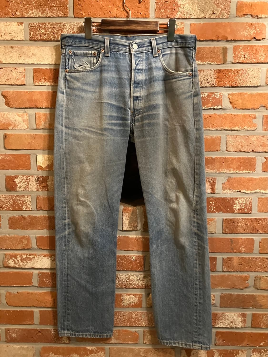 90s USA 빈티지 리바이스 501 데님 팬츠 상품이미지2