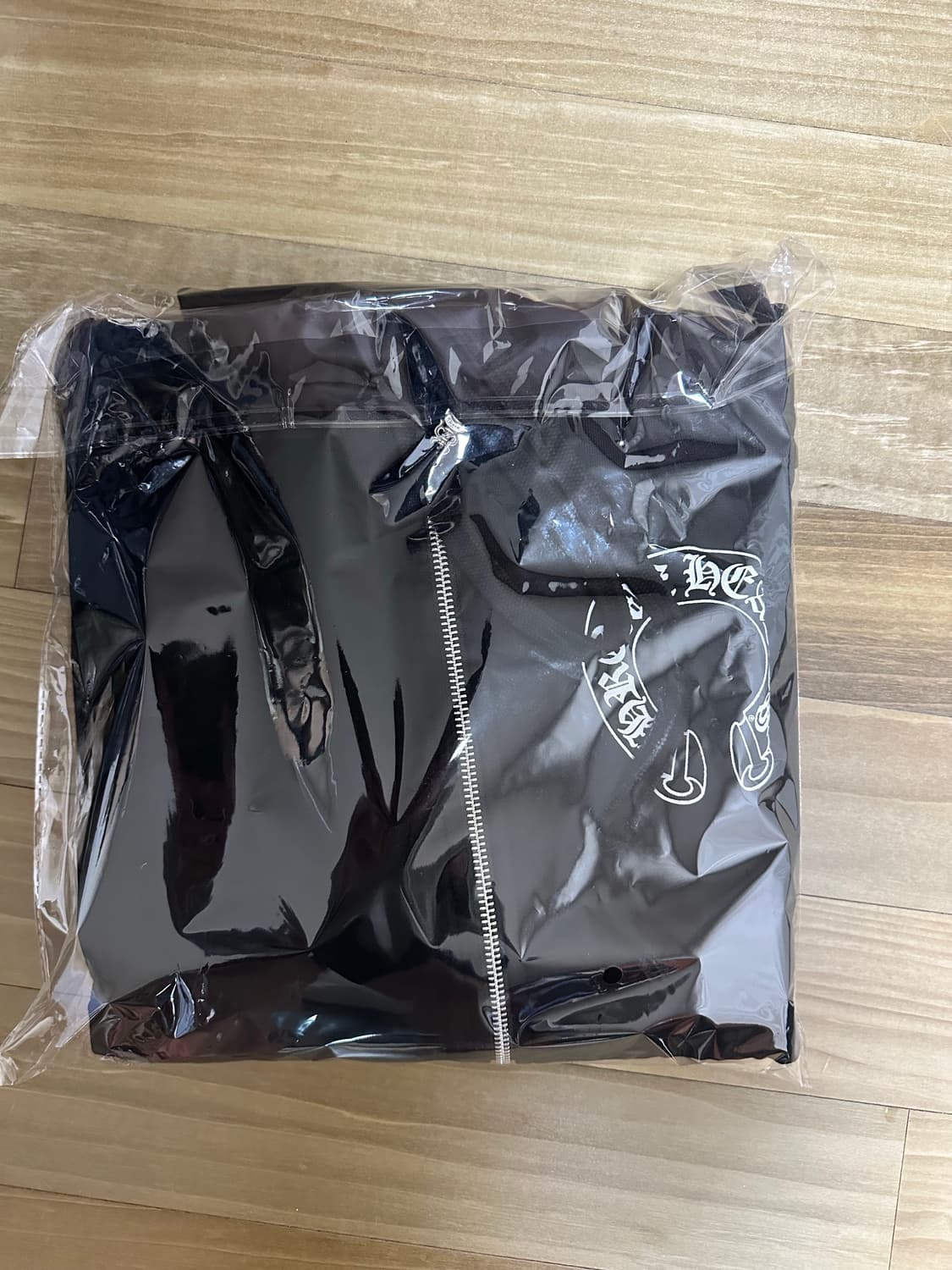 크롬하츠 홀스슈 플로랄 플리스 집업 후드 L  상품이미지1