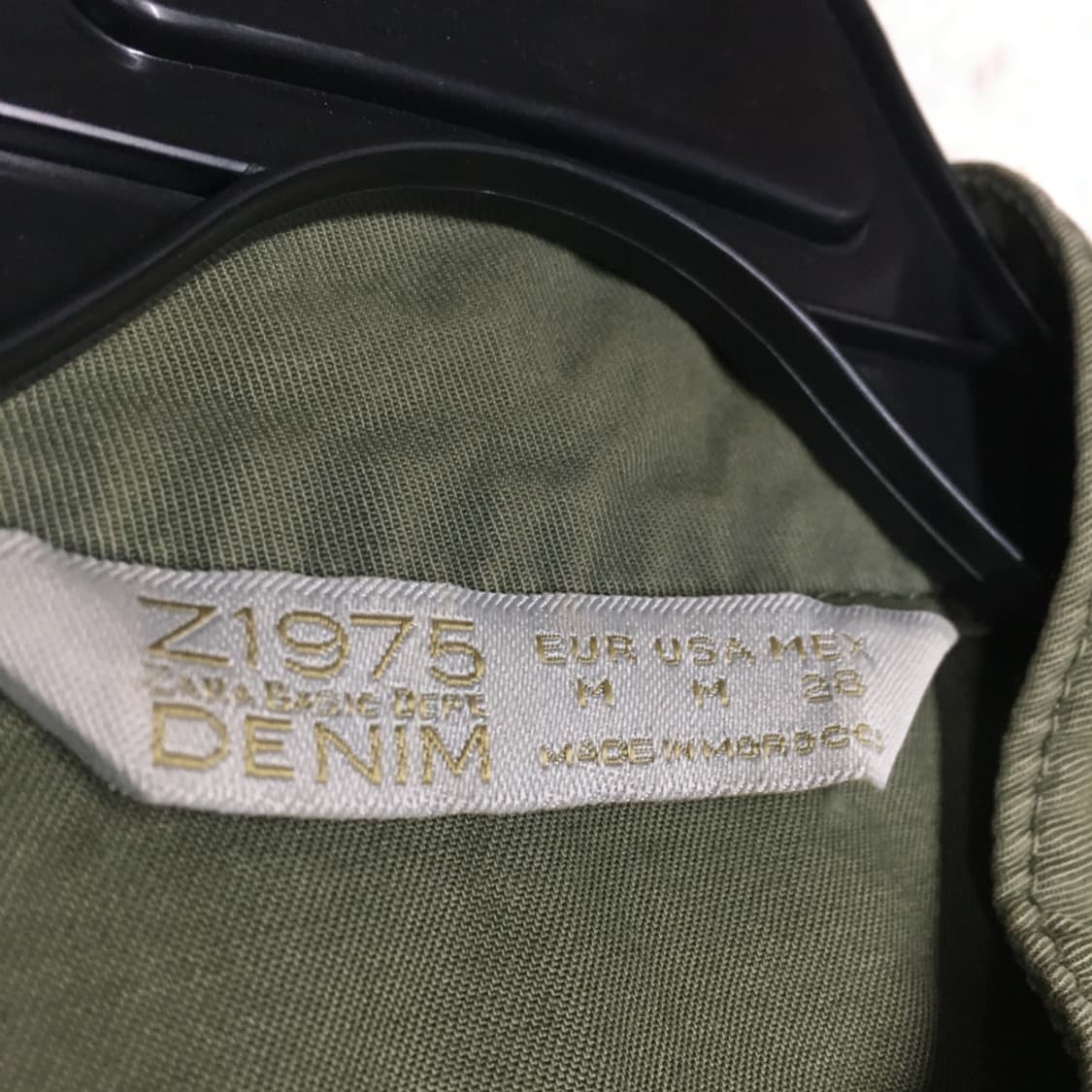 자라 밀리터리 데님자켓 DD13 상품이미지2