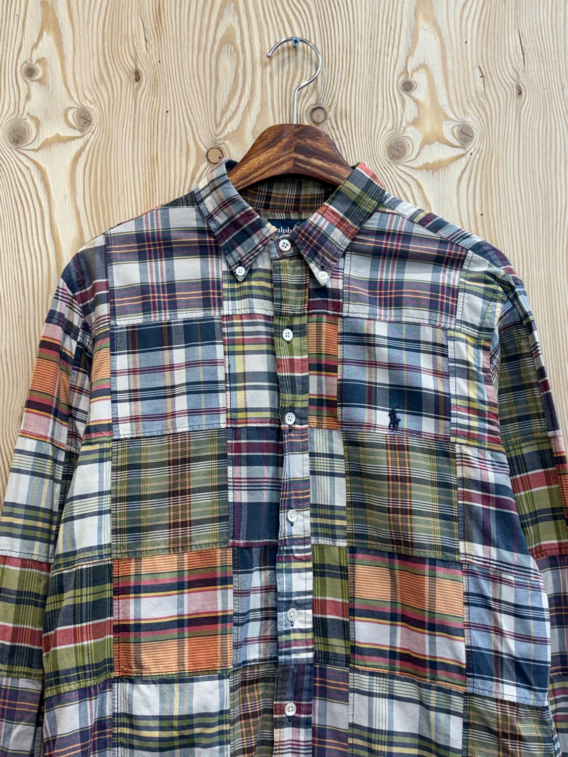 폴로 랄프로렌 패치워크 마드라스 셔츠 상품이미지2