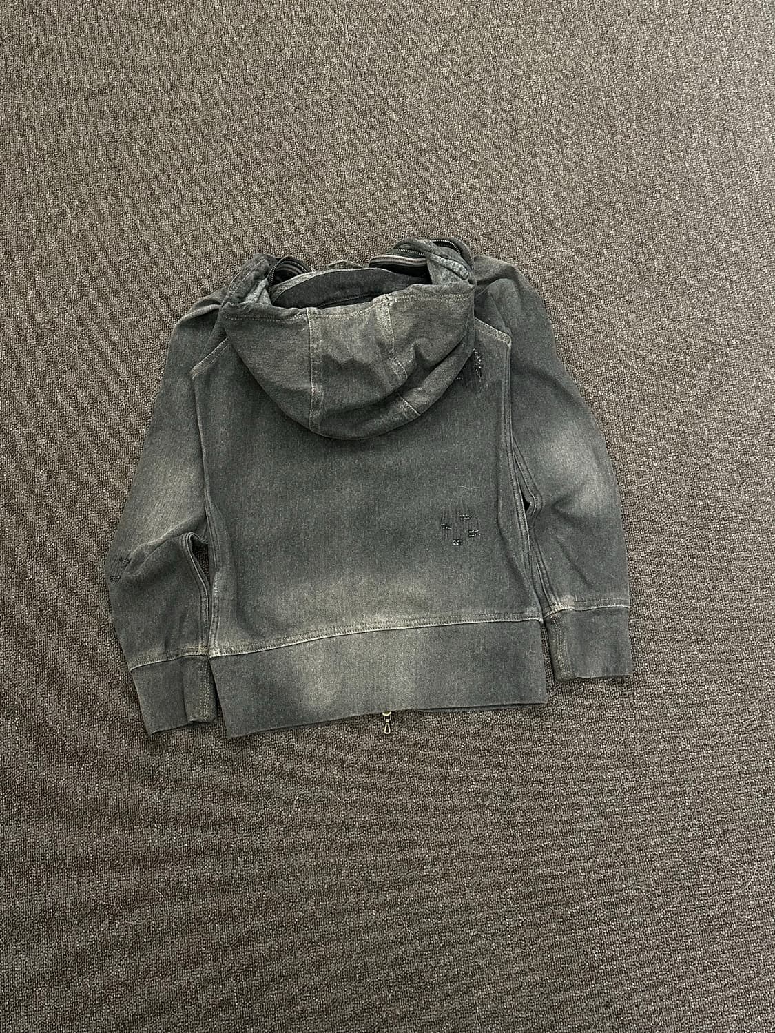 OS)Genuine Vintage Goa 하이넥 워싱 후드집업 자켓 상품이미지6