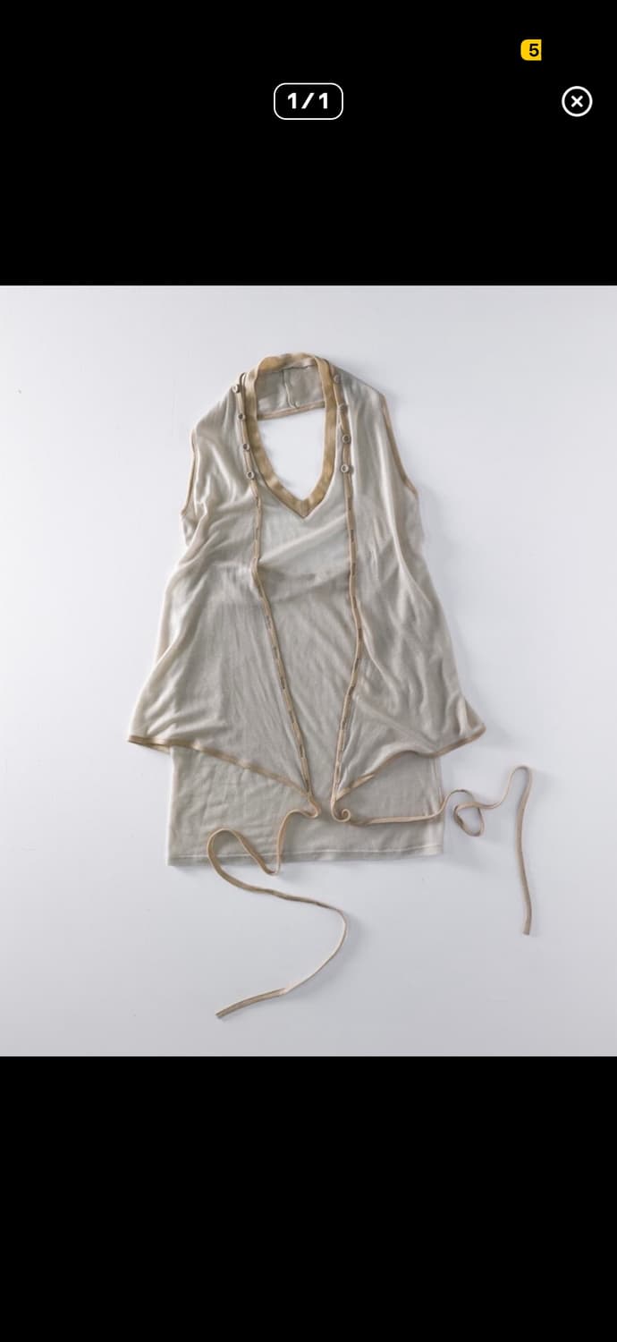 Halter wrap sleeveless 상품이미지1