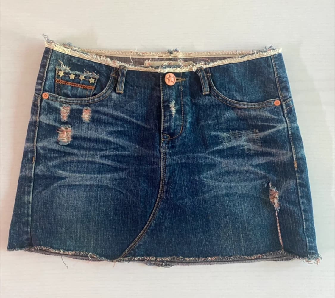 디즈니 미키마우스 데님 미니스커트 상품이미지2