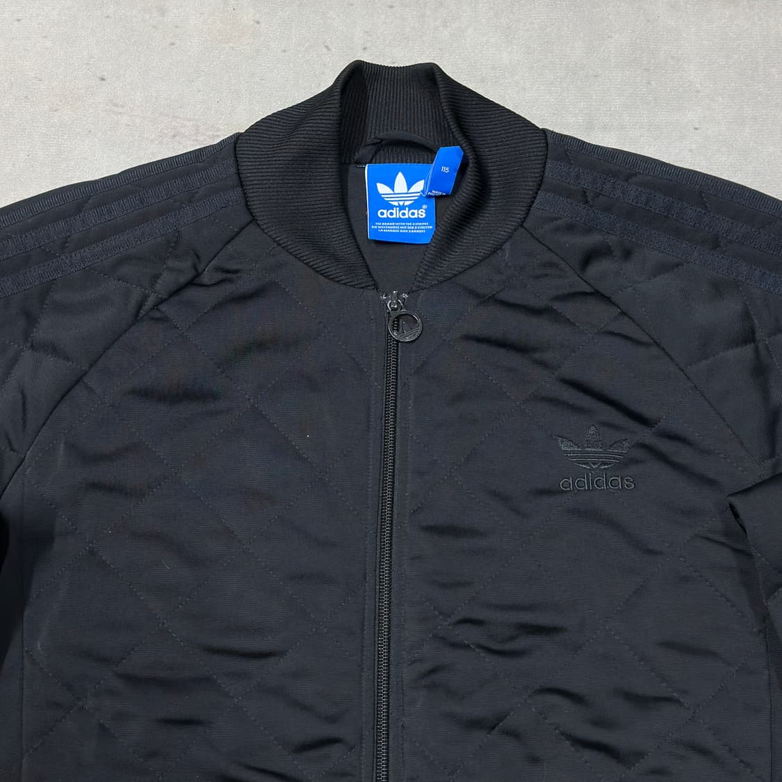 아디다스 퀄팅 블랙 자켓 상품이미지2