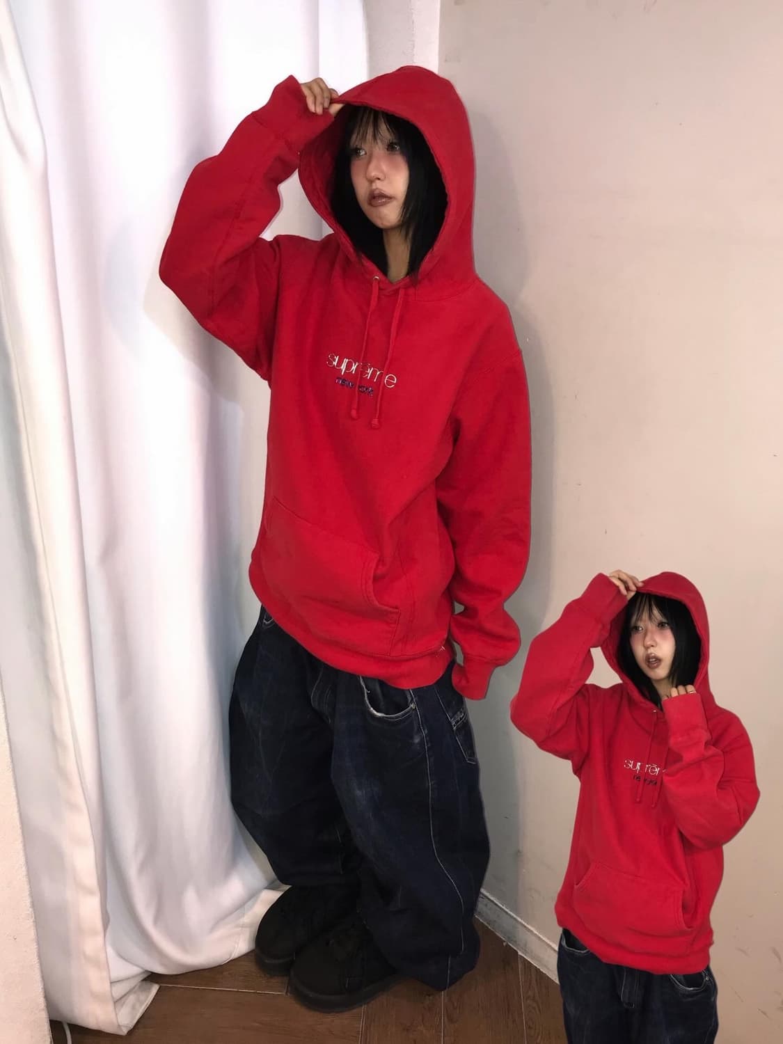 Supreme Classic Logo Hoodie - 16Fw 상품이미지1
