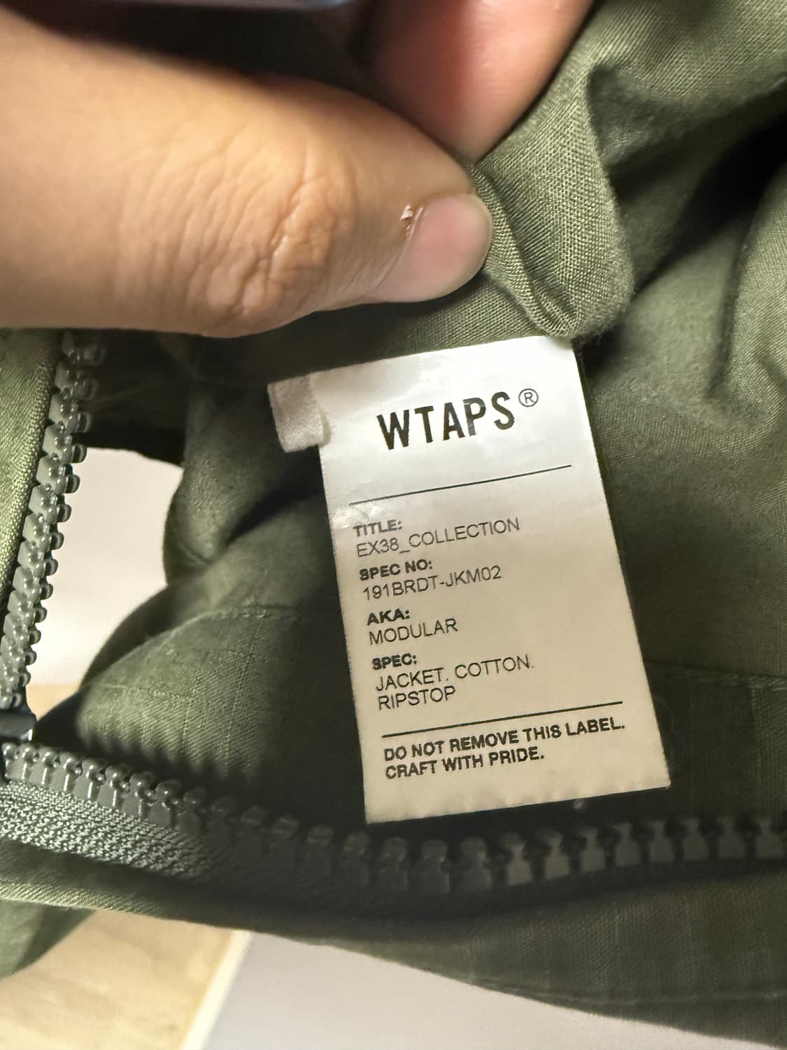 [XL] 19ss 더블탭스 모듈라 자켓 상품이미지6