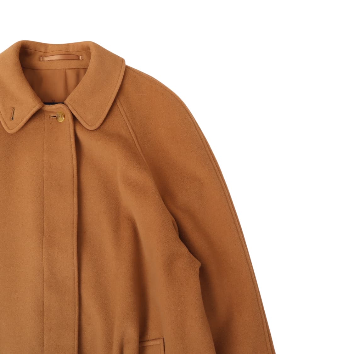 버버리 브라운 울 캐시미어 싱글 코트 상품이미지3