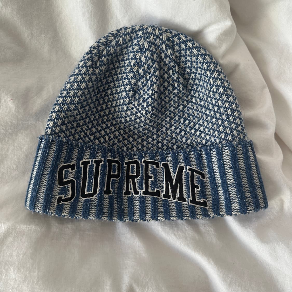 슈프림 하운드투스 블루 비니 상품이미지2