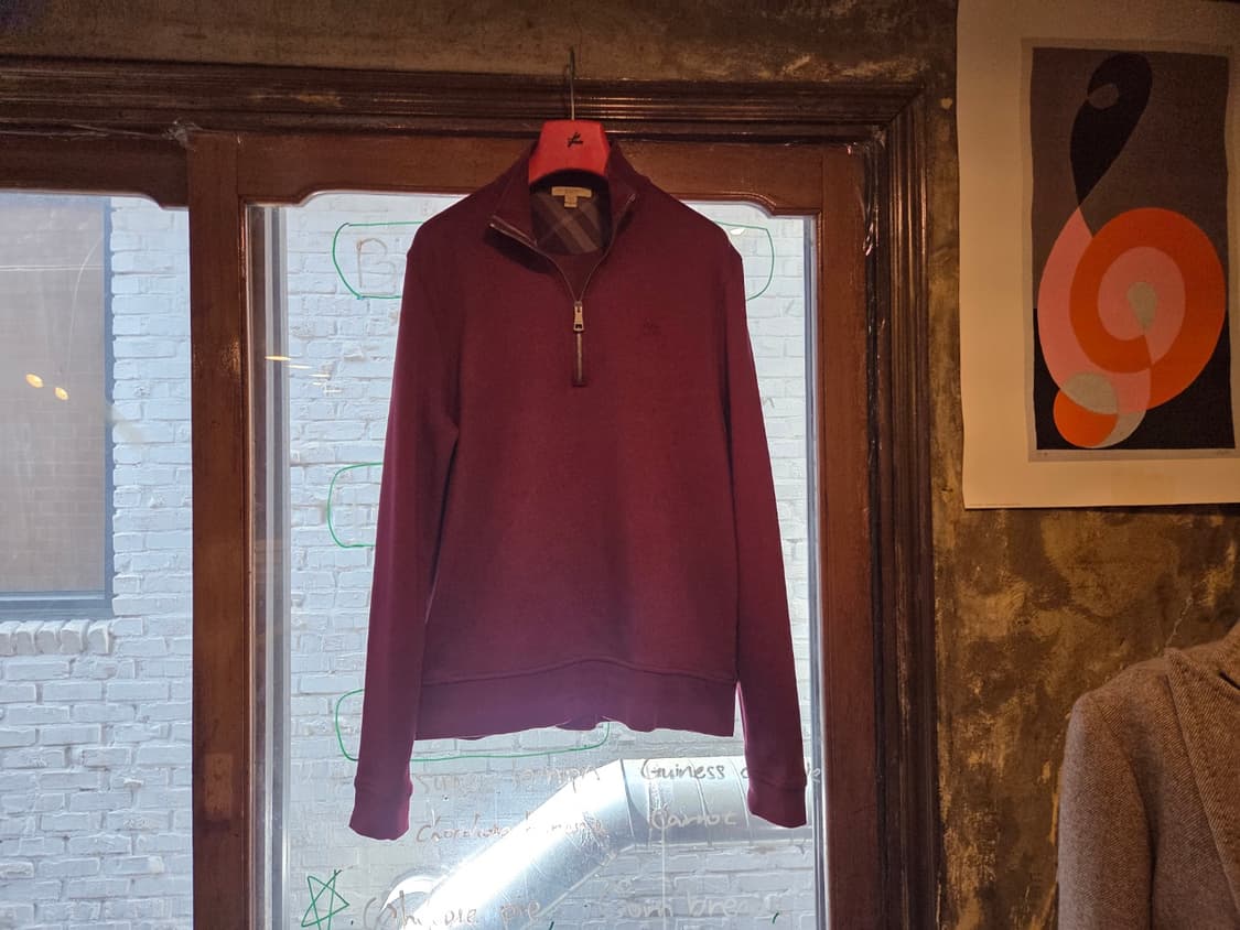 버버리 짚업 스웻 상품이미지6