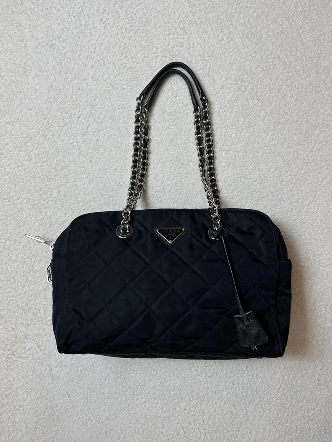 프라다 PRADA 포코노 나일론 퀼팅 체인 숄더백 A1666 상품이미지1