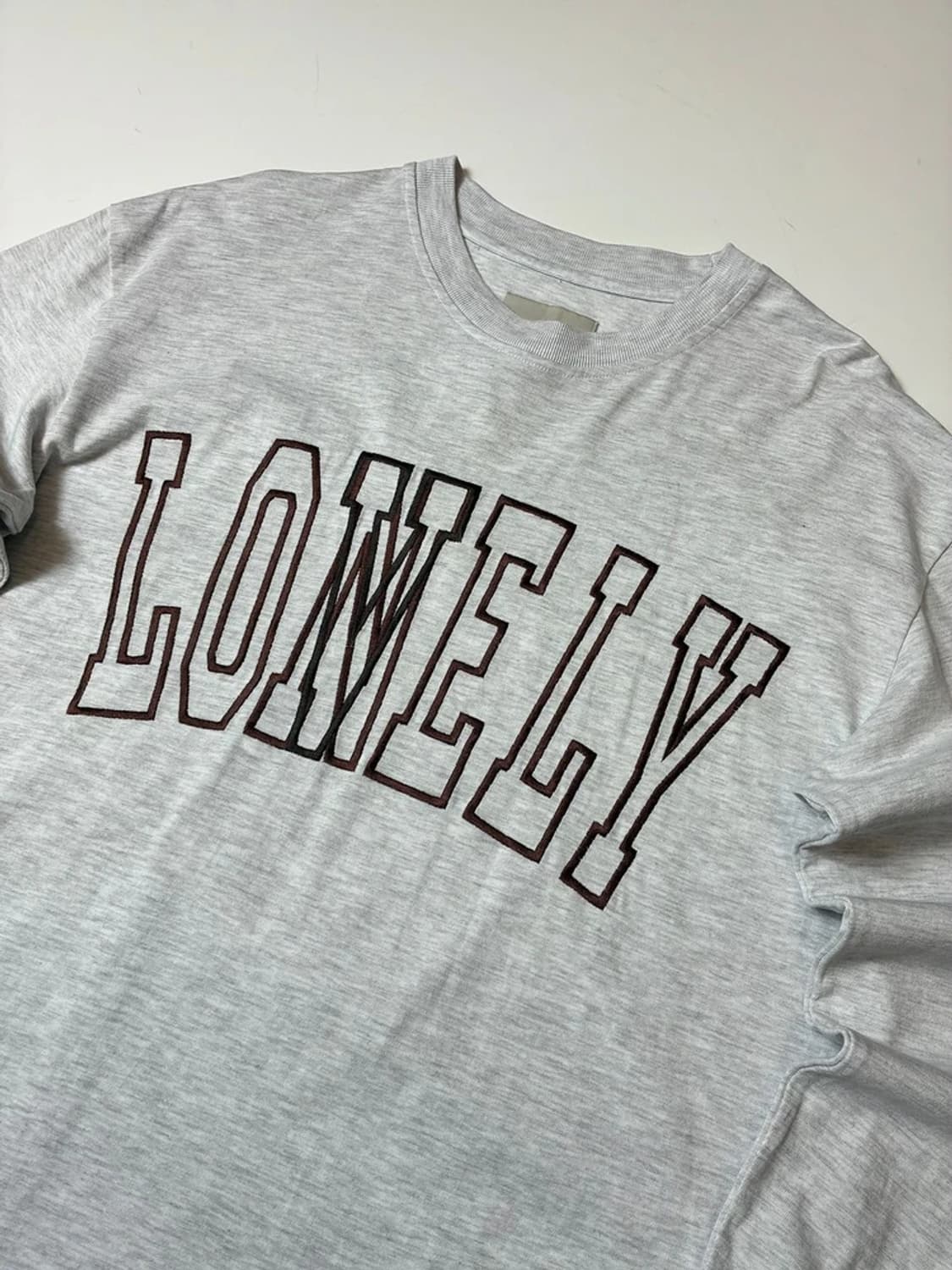 노앙 23SS 오버 코튼 론리 맨투맨 PN9329 상품이미지2