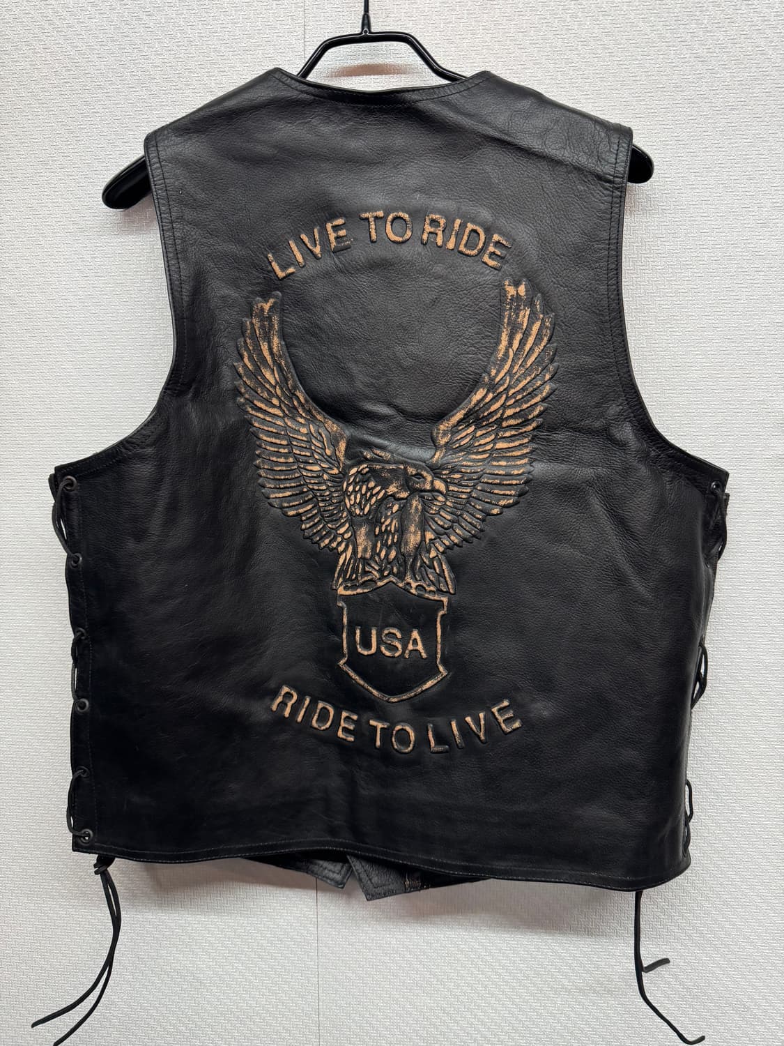 X-tourin USA 소가죽 웨스턴 베스트 L~XL 상품이미지1