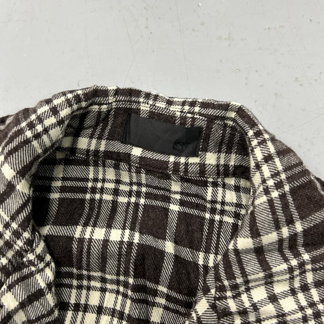 CRVX 체크드 싱글 집업  상품이미지5